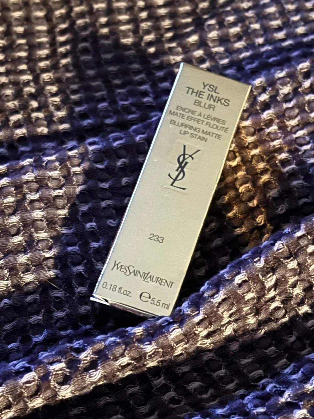 NIB Yves Saint Laurent Lip Blur  - Shade 233 Brown Elevation